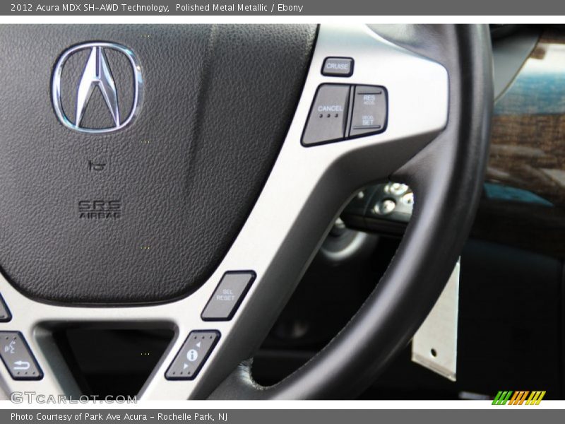 Polished Metal Metallic / Ebony 2012 Acura MDX SH-AWD Technology