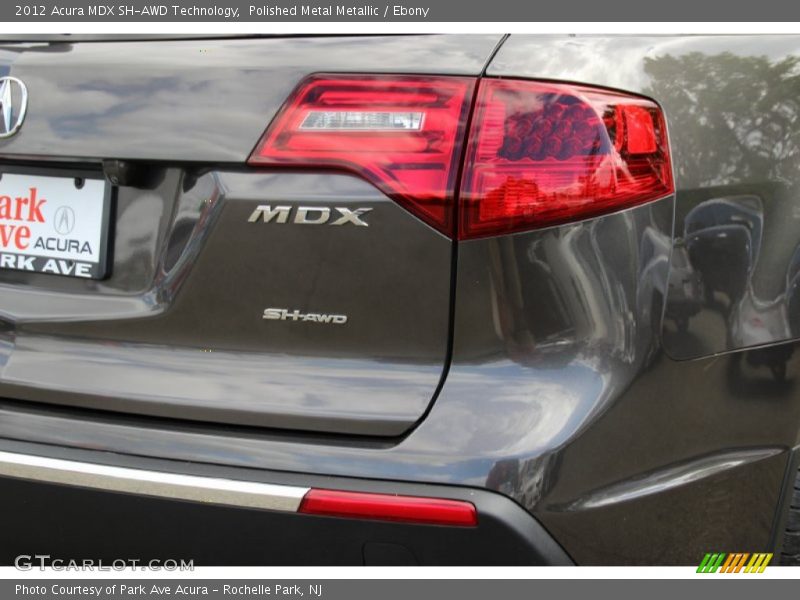 Polished Metal Metallic / Ebony 2012 Acura MDX SH-AWD Technology