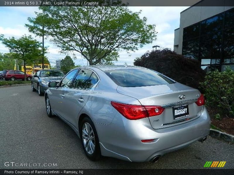 Liquid Platinum / Graphite 2014 Infiniti Q 50 3.7 AWD