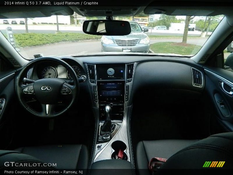 Liquid Platinum / Graphite 2014 Infiniti Q 50 3.7 AWD