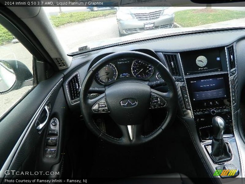 Liquid Platinum / Graphite 2014 Infiniti Q 50 3.7 AWD