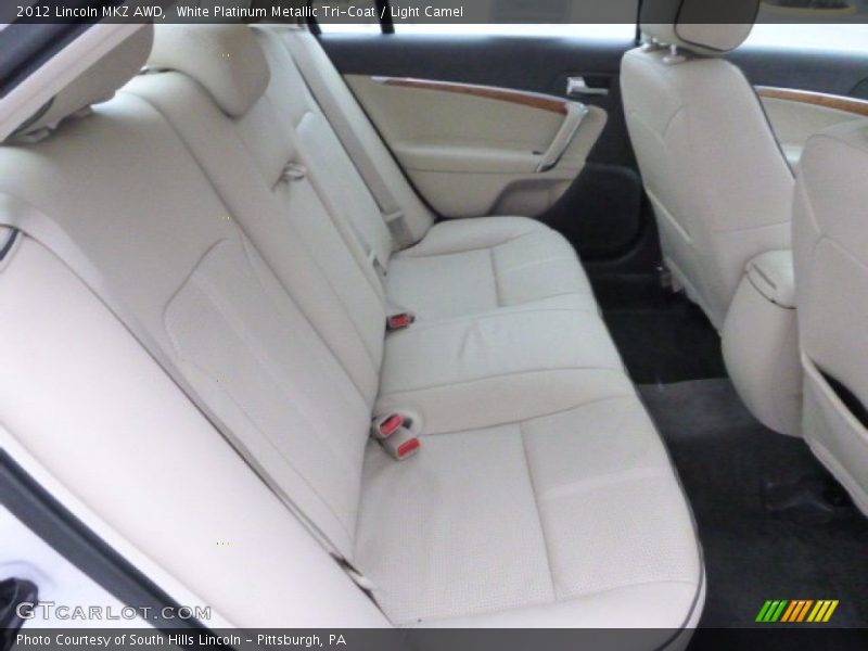 White Platinum Metallic Tri-Coat / Light Camel 2012 Lincoln MKZ AWD