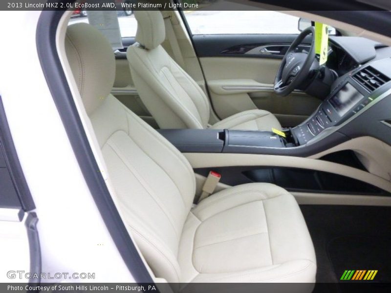 White Platinum / Light Dune 2013 Lincoln MKZ 2.0L EcoBoost AWD