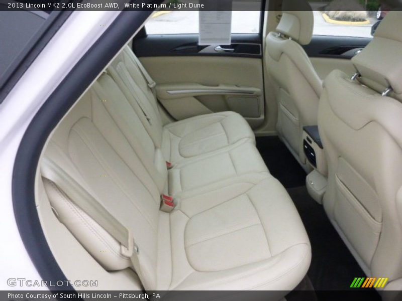 White Platinum / Light Dune 2013 Lincoln MKZ 2.0L EcoBoost AWD