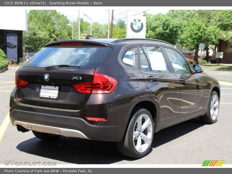 Sparkling Brown Metallic / Black 2015 BMW X1 xDrive35i