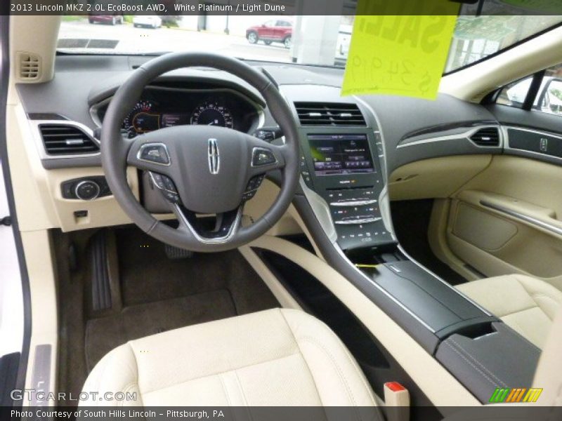  2013 MKZ 2.0L EcoBoost AWD Light Dune Interior