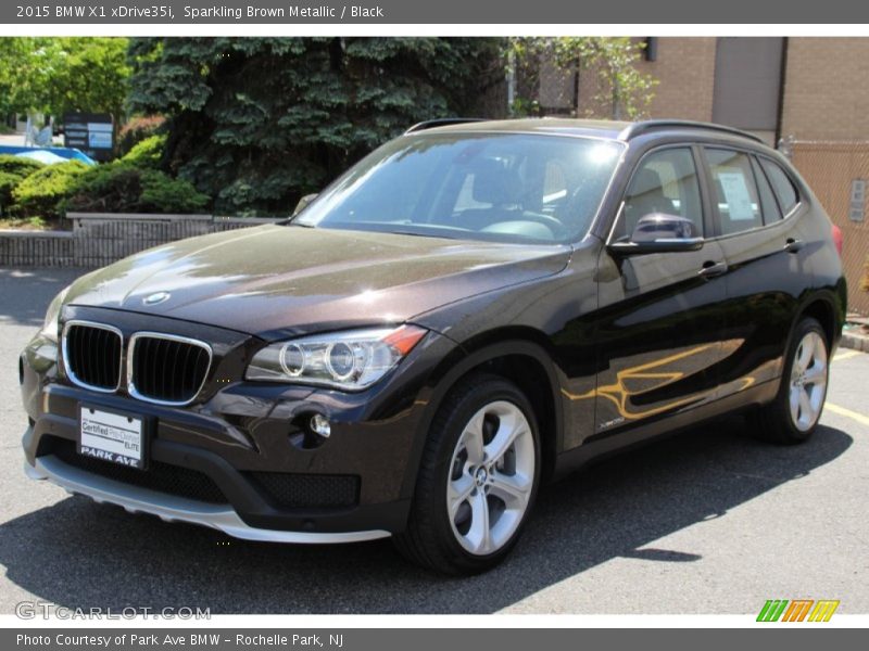 Sparkling Brown Metallic / Black 2015 BMW X1 xDrive35i