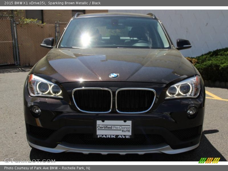 Sparkling Brown Metallic / Black 2015 BMW X1 xDrive35i