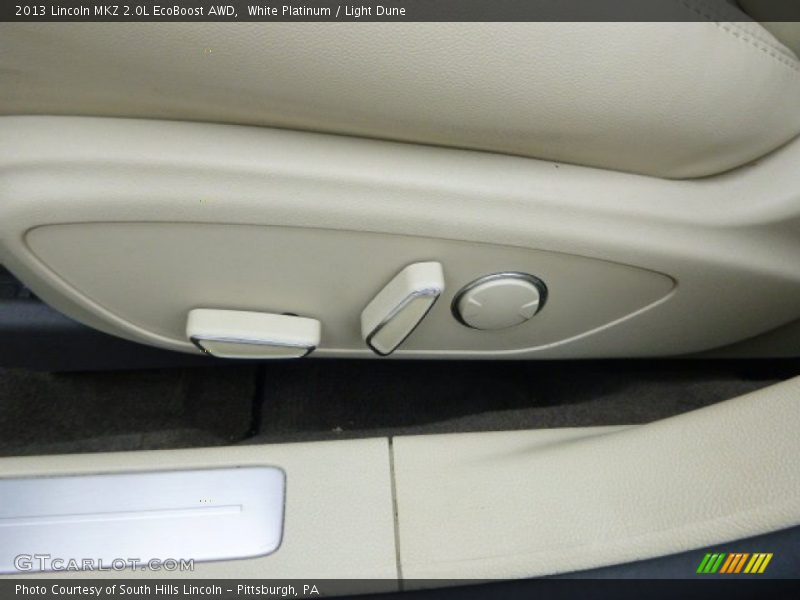 White Platinum / Light Dune 2013 Lincoln MKZ 2.0L EcoBoost AWD