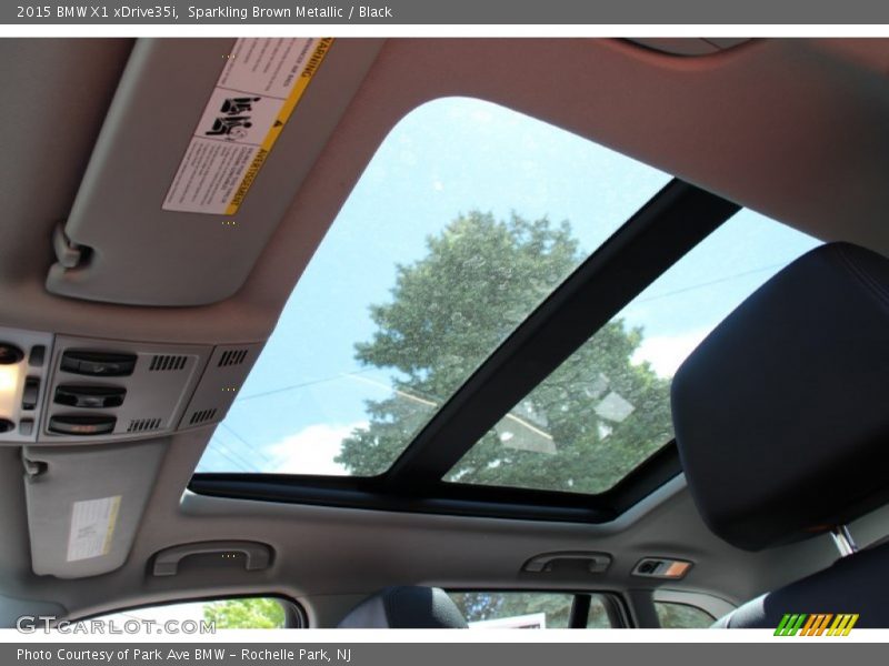 Sparkling Brown Metallic / Black 2015 BMW X1 xDrive35i