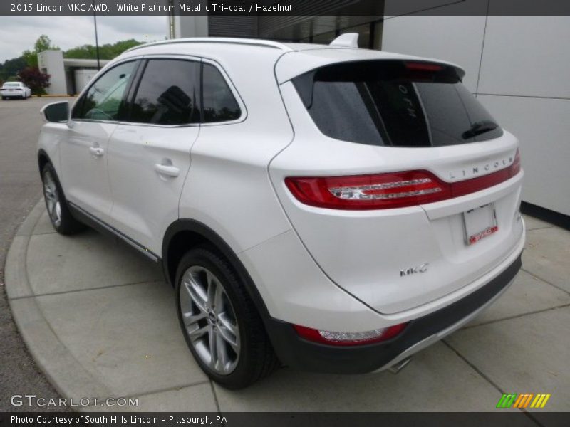 White Platinum Metallic Tri-coat / Hazelnut 2015 Lincoln MKC AWD