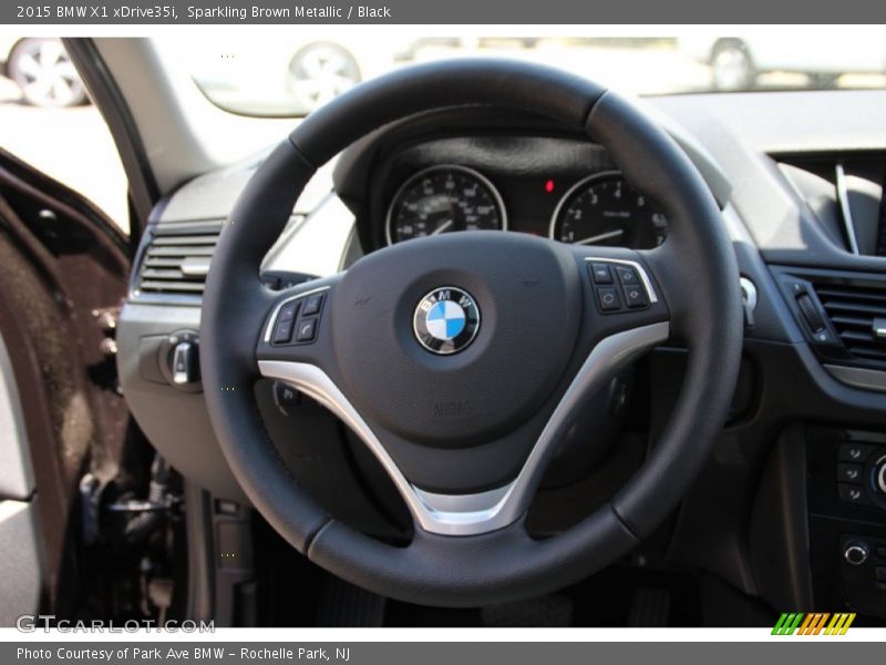 Sparkling Brown Metallic / Black 2015 BMW X1 xDrive35i