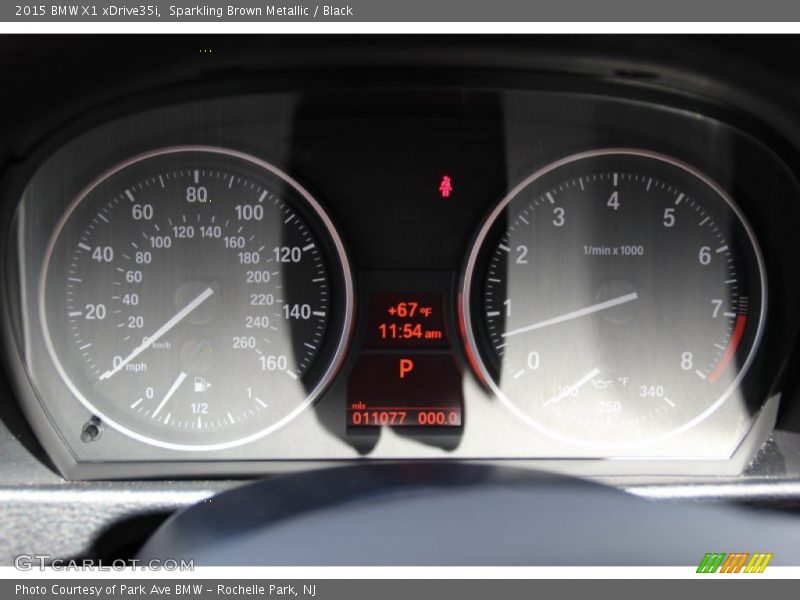 Sparkling Brown Metallic / Black 2015 BMW X1 xDrive35i