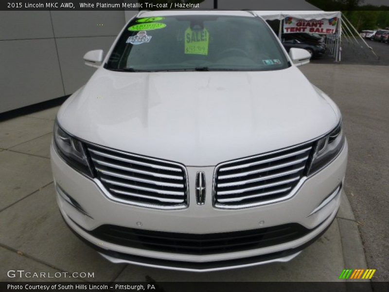 White Platinum Metallic Tri-coat / Hazelnut 2015 Lincoln MKC AWD