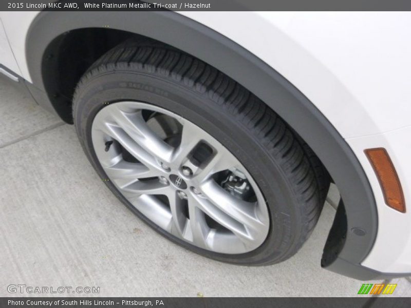 White Platinum Metallic Tri-coat / Hazelnut 2015 Lincoln MKC AWD