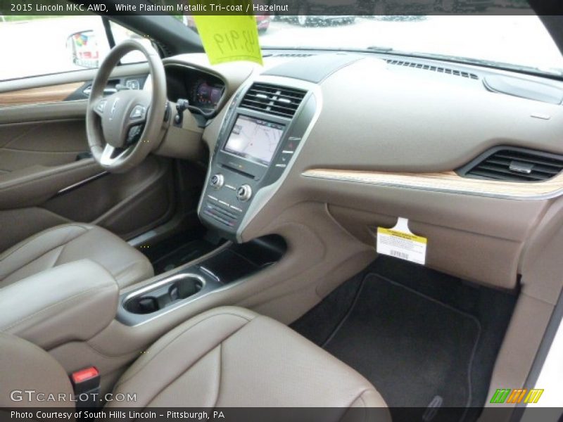 White Platinum Metallic Tri-coat / Hazelnut 2015 Lincoln MKC AWD