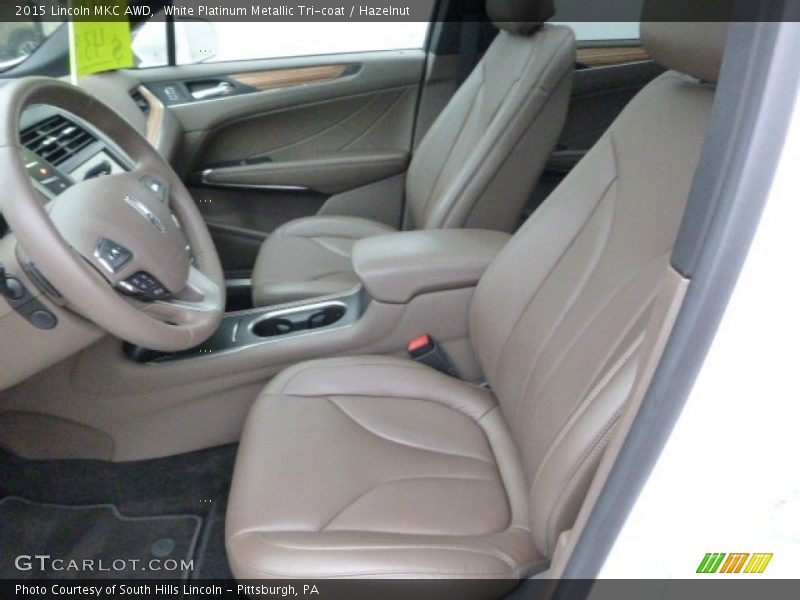 White Platinum Metallic Tri-coat / Hazelnut 2015 Lincoln MKC AWD