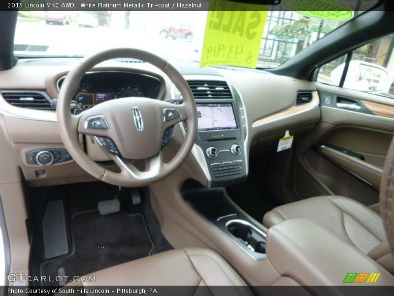 White Platinum Metallic Tri-coat / Hazelnut 2015 Lincoln MKC AWD