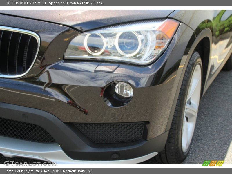 Sparkling Brown Metallic / Black 2015 BMW X1 xDrive35i