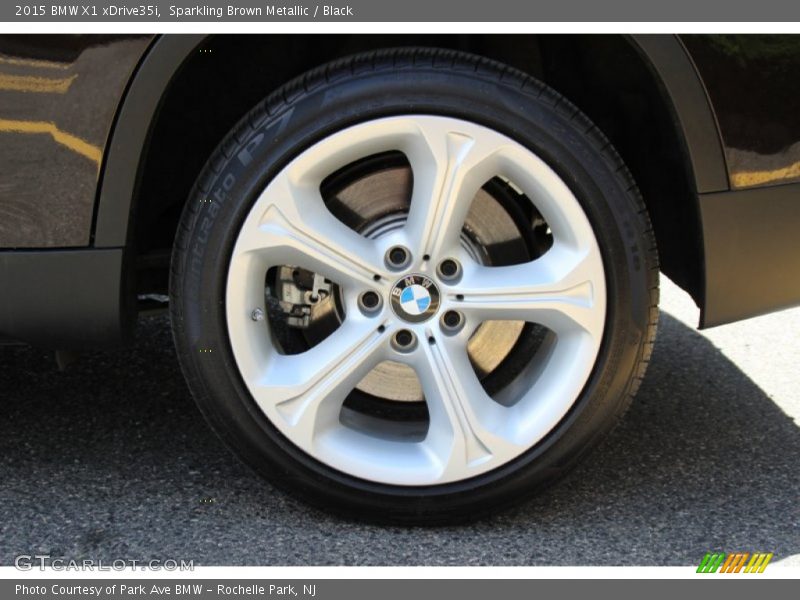 Sparkling Brown Metallic / Black 2015 BMW X1 xDrive35i