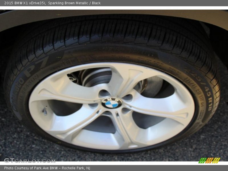 Sparkling Brown Metallic / Black 2015 BMW X1 xDrive35i
