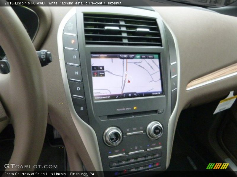 White Platinum Metallic Tri-coat / Hazelnut 2015 Lincoln MKC AWD