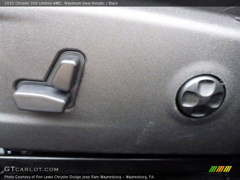 Maximum Steel Metallic / Black 2015 Chrysler 300 Limited AWD