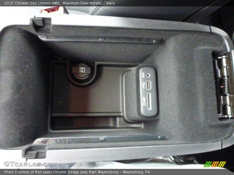 Maximum Steel Metallic / Black 2015 Chrysler 300 Limited AWD