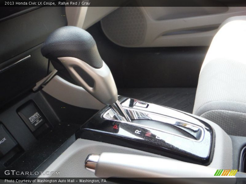 Rallye Red / Gray 2013 Honda Civic LX Coupe