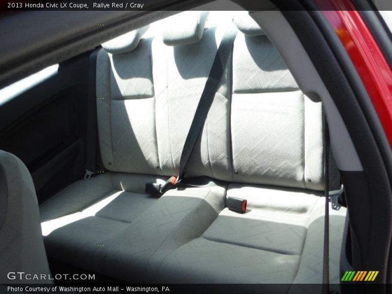 Rallye Red / Gray 2013 Honda Civic LX Coupe