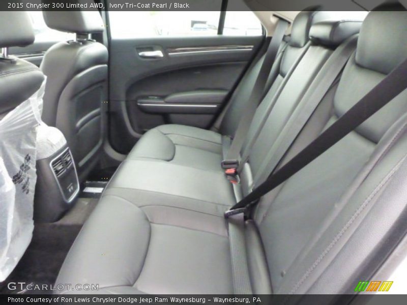 Ivory Tri-Coat Pearl / Black 2015 Chrysler 300 Limited AWD
