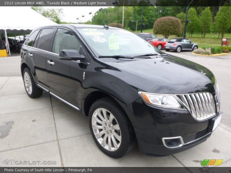 Tuxedo Black / Medium Light Stone 2013 Lincoln MKX AWD