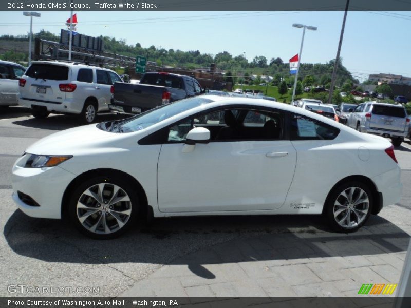 Taffeta White / Black 2012 Honda Civic Si Coupe
