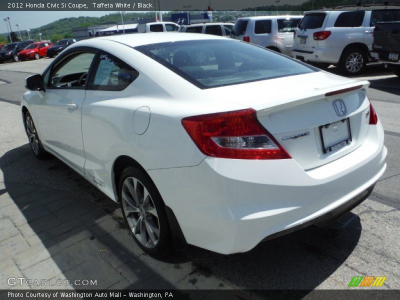 Taffeta White / Black 2012 Honda Civic Si Coupe