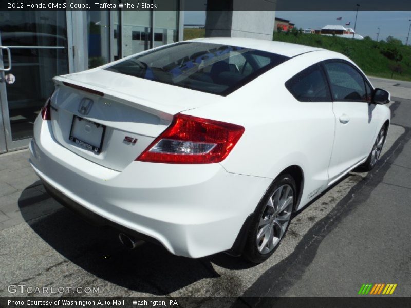 Taffeta White / Black 2012 Honda Civic Si Coupe