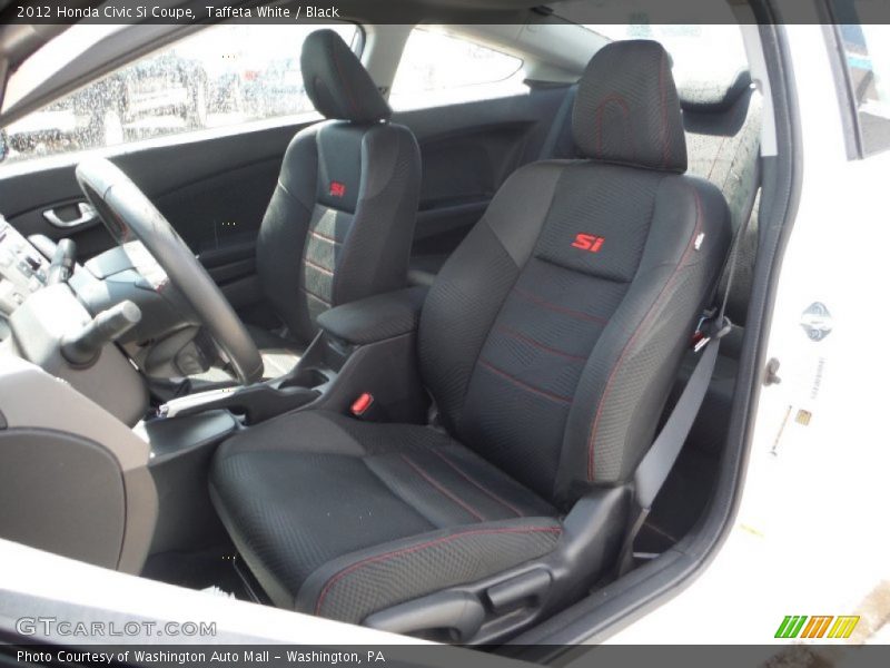 Taffeta White / Black 2012 Honda Civic Si Coupe