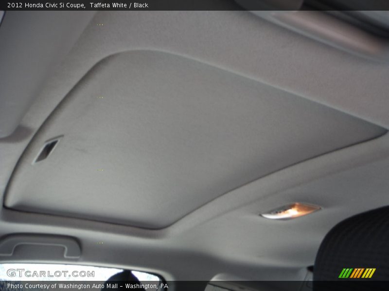 Taffeta White / Black 2012 Honda Civic Si Coupe