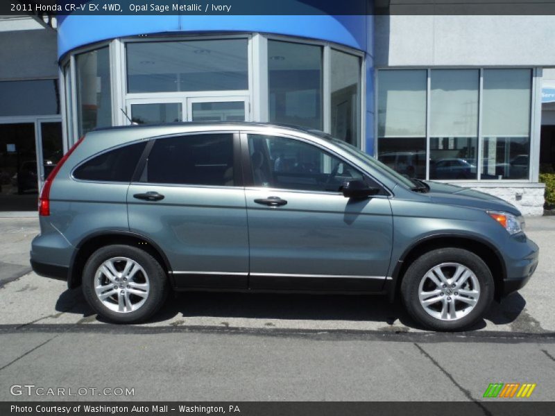 Opal Sage Metallic / Ivory 2011 Honda CR-V EX 4WD