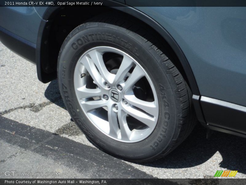 Opal Sage Metallic / Ivory 2011 Honda CR-V EX 4WD