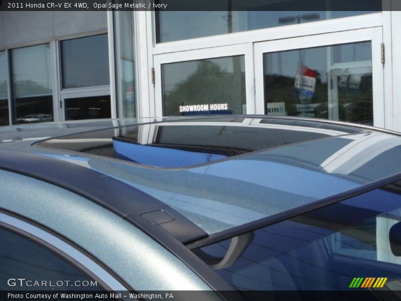 Opal Sage Metallic / Ivory 2011 Honda CR-V EX 4WD