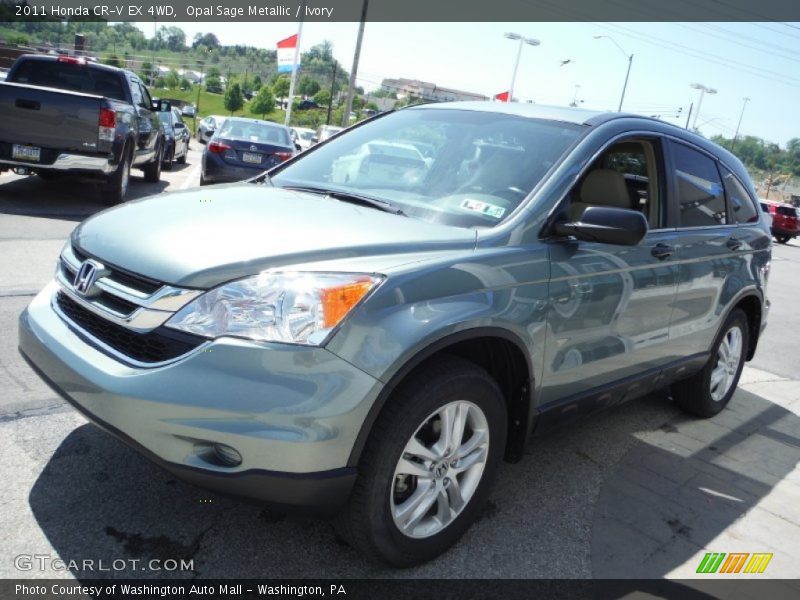 Opal Sage Metallic / Ivory 2011 Honda CR-V EX 4WD