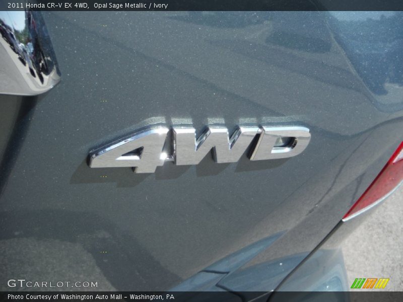 Opal Sage Metallic / Ivory 2011 Honda CR-V EX 4WD