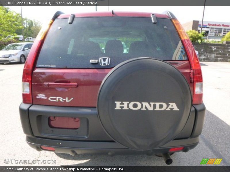 Chianti Red Pearl / Saddle 2003 Honda CR-V EX 4WD
