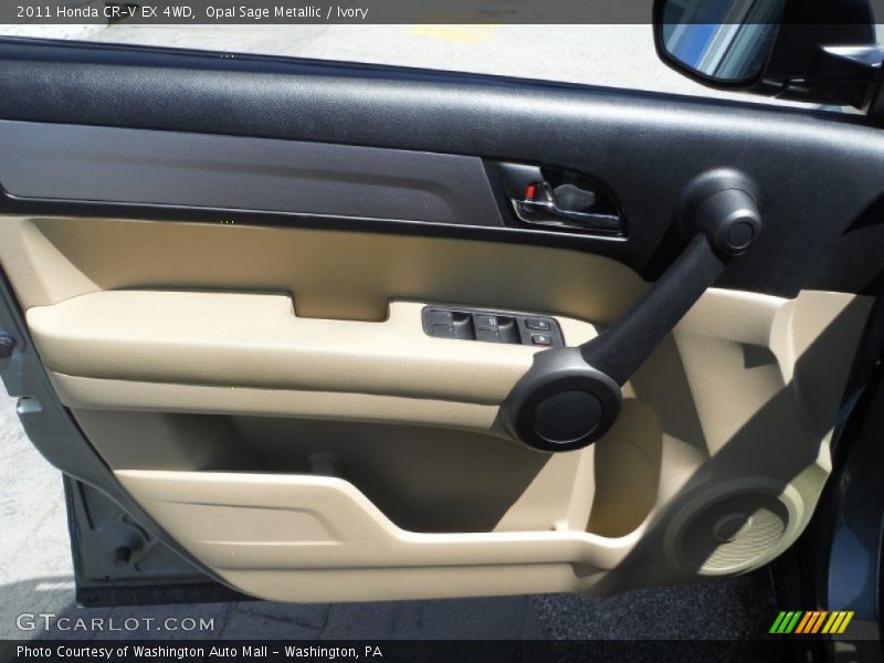Opal Sage Metallic / Ivory 2011 Honda CR-V EX 4WD