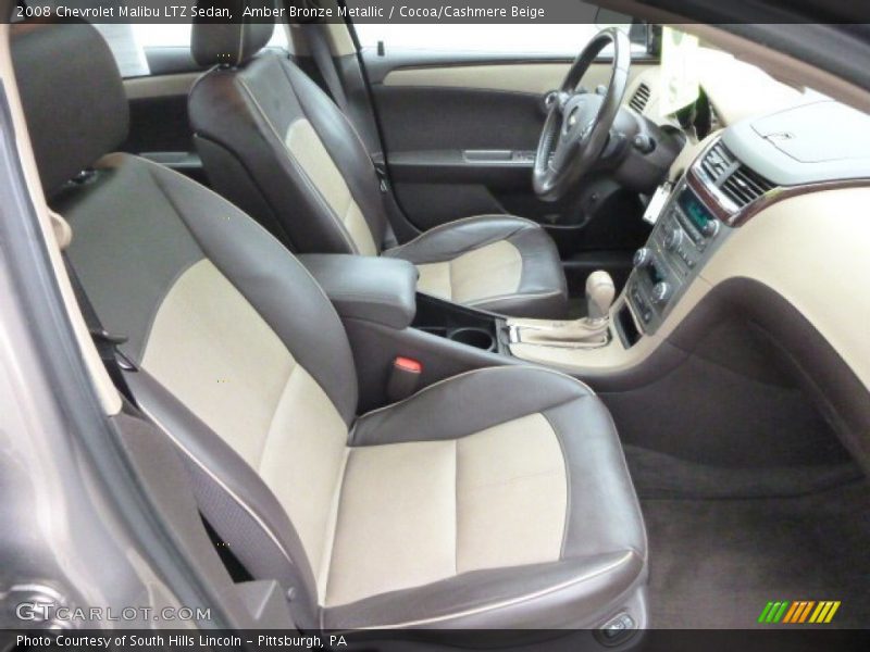 Amber Bronze Metallic / Cocoa/Cashmere Beige 2008 Chevrolet Malibu LTZ Sedan