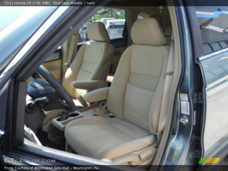 Opal Sage Metallic / Ivory 2011 Honda CR-V EX 4WD