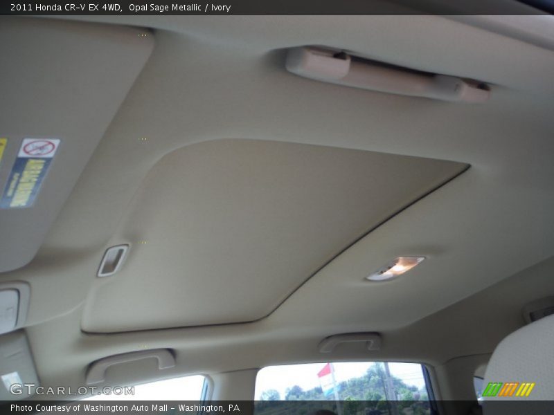 Opal Sage Metallic / Ivory 2011 Honda CR-V EX 4WD