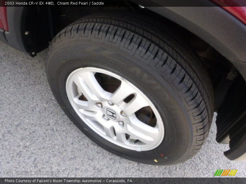 Chianti Red Pearl / Saddle 2003 Honda CR-V EX 4WD