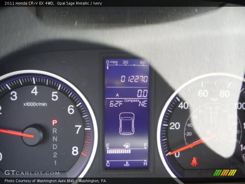 Opal Sage Metallic / Ivory 2011 Honda CR-V EX 4WD