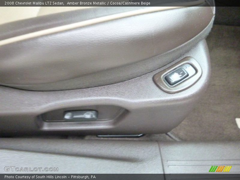 Amber Bronze Metallic / Cocoa/Cashmere Beige 2008 Chevrolet Malibu LTZ Sedan
